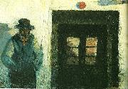 Michael Ancher christoffer udenfor sit hus Sweden oil painting artist